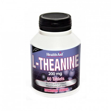 HEALTH AID L-Theanine 200mg 60 Ταμπλέτες